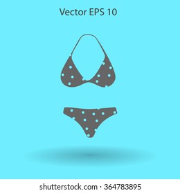 Swimsuit vector illustration
