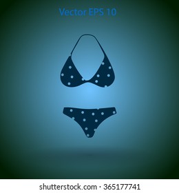 Swimsuit vector illustration