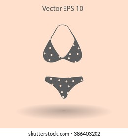 Swimsuit vector illustration