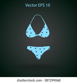 Swimsuit vector illustration
