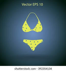 Swimsuit vector illustration