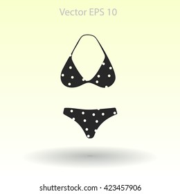Swimsuit vector illustration
