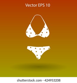 Swimsuit vector illustration
