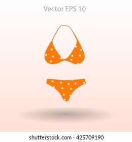 Swimsuit vector illustration