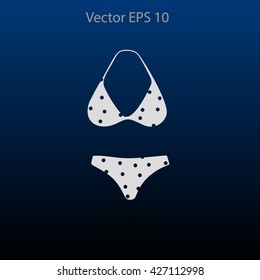 Swimsuit vector illustration