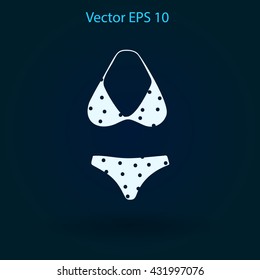 Swimsuit vector illustration