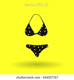 Swimsuit vector illustration