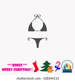Swimsuit  vector illustration.