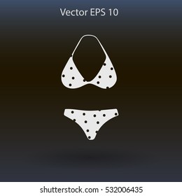 Swimsuit vector illustration