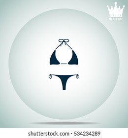 Swimsuit  vector illustration.