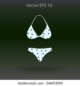 Swimsuit vector illustration