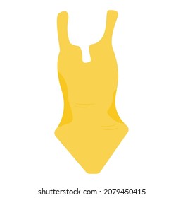 Swimsuit.Boho outfits.Boho street.Isolated White Background.Vector illustration.Isolated White Background.