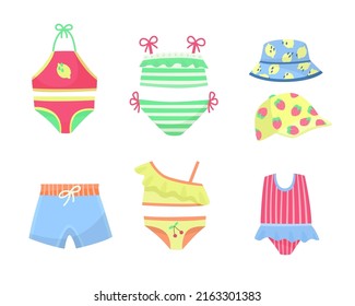 Vetor de Swimming suit beach fashion bikini summer Illustration