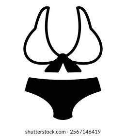 Swimwear Icon Element For Design