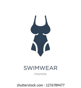 swimwear icon vector on white background, swimwear trendy filled icons from Fashion collection, swimwear vector illustration