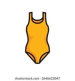 Swimwear icon for women's clothing on the beach