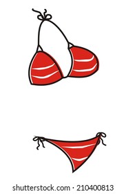 swimwear-bikini , vector icon