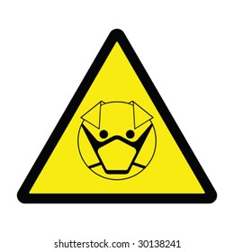 Swine Flu Hazard Sign 2