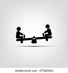 swing child icon vector illustration eps10.