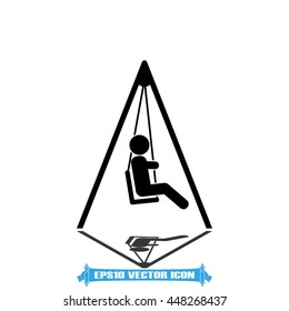 swing child icon vector illustration eps10.