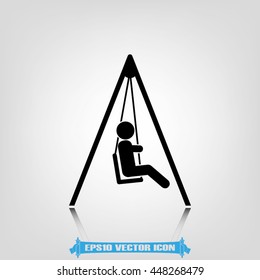 swing child icon vector illustration eps10.