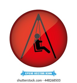 swing child icon vector illustration eps10.