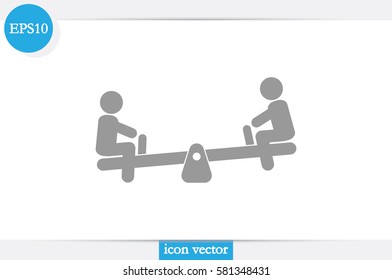 swing child icon vector illustration.