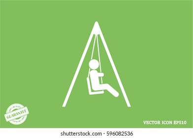 swing child icon vector illustration eps10.