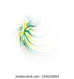 swing circle logo design eps
