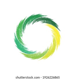 swing circle logo design eps