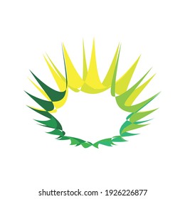 swing circle logo design eps