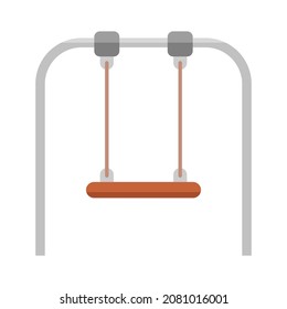 swing flat clipart vector illustration