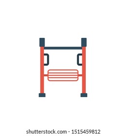 swing glyph flat vector icon