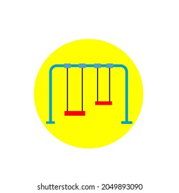 icono de oscilación con color de círculo amarillo. 