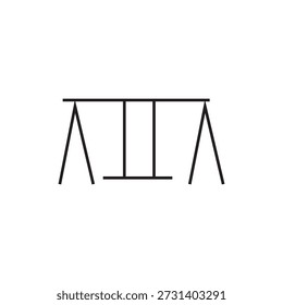 Diseño de elemento de ilustración de icono de oscilación