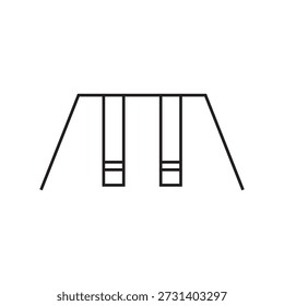 Diseño de elemento de ilustración de icono de oscilación