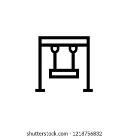 Swing icon illustration isolated vector sign symbol