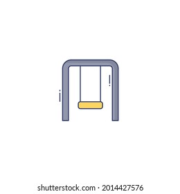 swing Icon Isolated On White Background