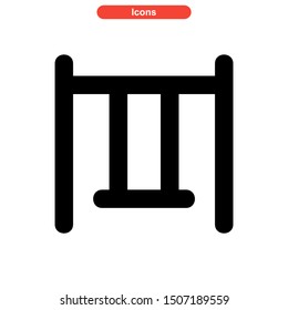 swing icon isolated sign symbol vector illustration - high quality black style vector icons
