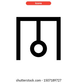 swing icon isolated sign symbol vector illustration - high quality black style vector icons
