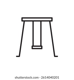 swing icon line art vector