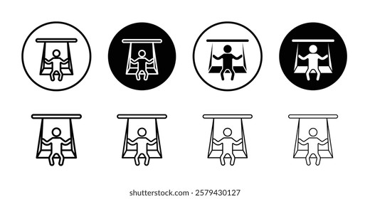 swing icon Outline thin set pack series