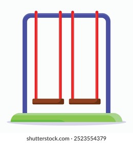 Icono de oscilación. Subtable para colocar en el patio de recreo, la infancia, etc.