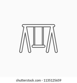 swing icon, swings vector