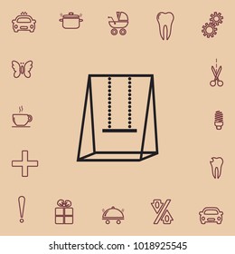 Swing icon, vector design element