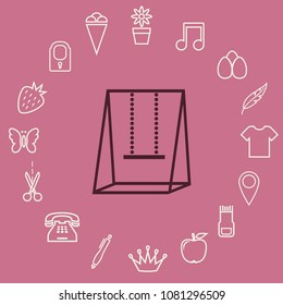 Swing icon, vector design element