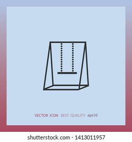 Swing icon, vector design element