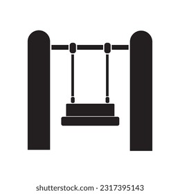 plantilla de diseño de vectores de icono de oscilación