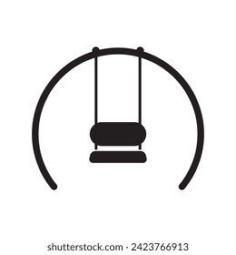 swing icon vector illustration logo design