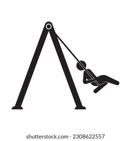swing icon vector illustration symbol design